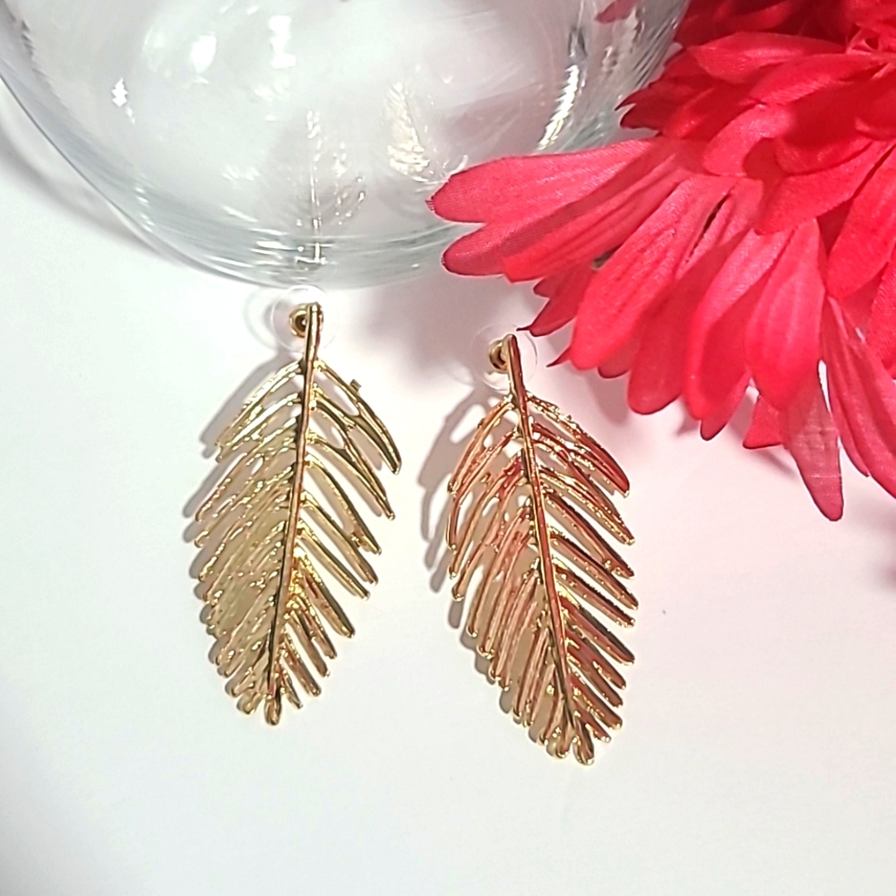 Gold Leaf Earrings